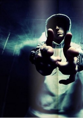 Фотографии со съёмок клипа на трек Эминема Rap God